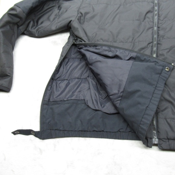 North Face Jacket Mens XL Black Puffer Interchange Side Zips Hybrid Insulated - Picture 4 of 11